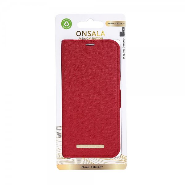 Onsala iPhone 14 Plus Cover Fashion Edition Aftagelig Skal Rød