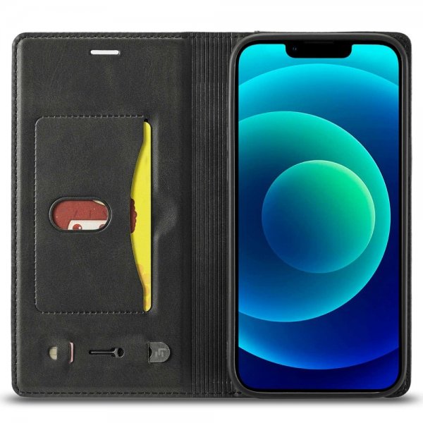Lc.Imeeke iPhone 14 Plus Cover Kortlomme Udvendig Sort
