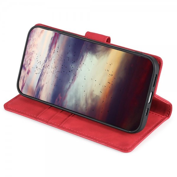 iPhone 14 Plus Cover Krokodillemønster Rød