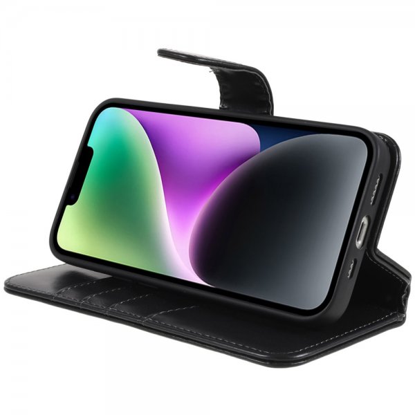 Nordic Covers iPhone 14 Plus Cover MagLeather Raven Black