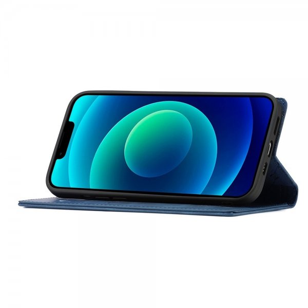 Lc.Imeeke iPhone 14 Plus Cover med Kortrum Flip Blå