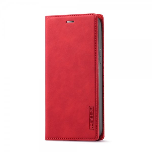 Lc.Imeeke iPhone 14 Plus Cover med Kortrum Flip Rød