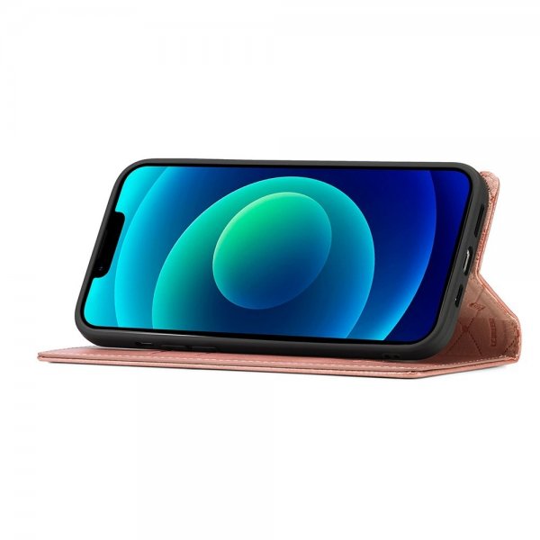 Lc.Imeeke iPhone 14 Plus Cover med Kortrum Flip Rosaguld