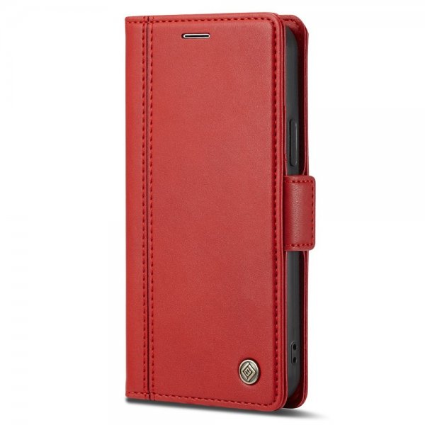 Lc.Imeeke iPhone 14 Plus Cover med Kortlomme Rød