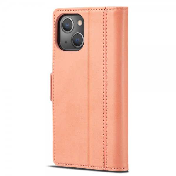 Lc.Imeeke iPhone 14 Plus Cover med Kortrum Rosa