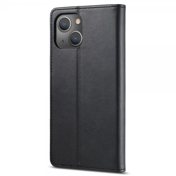 Lc.Imeeke iPhone 14 Plus Cover med Kortrum Standerfunktion Sort