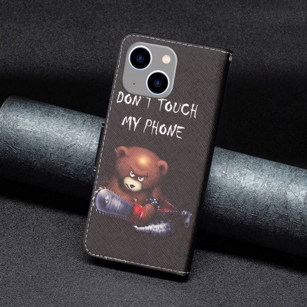 iPhone 14 Plus Cover Motiv Bjørn Don't Touch My Phone