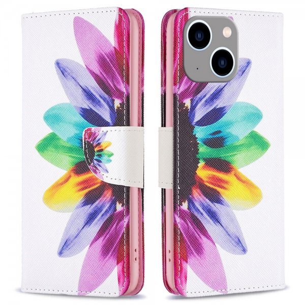 iPhone 14 Plus Cover Motiv Farverige Blade
