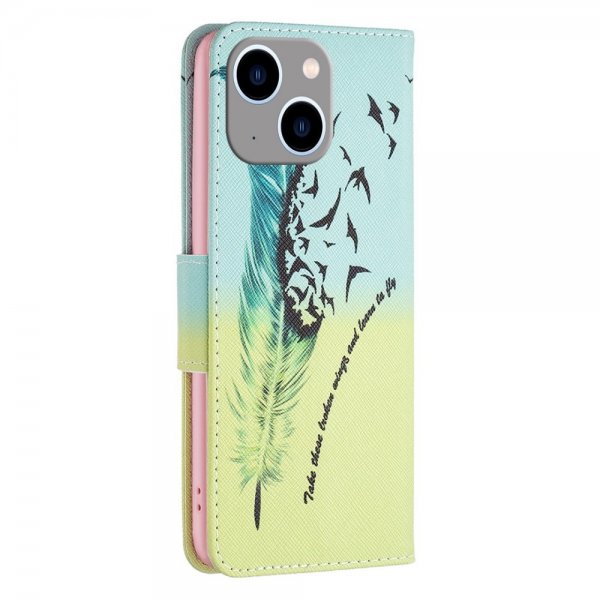 iPhone 14 Plus Cover Motiv Fjer