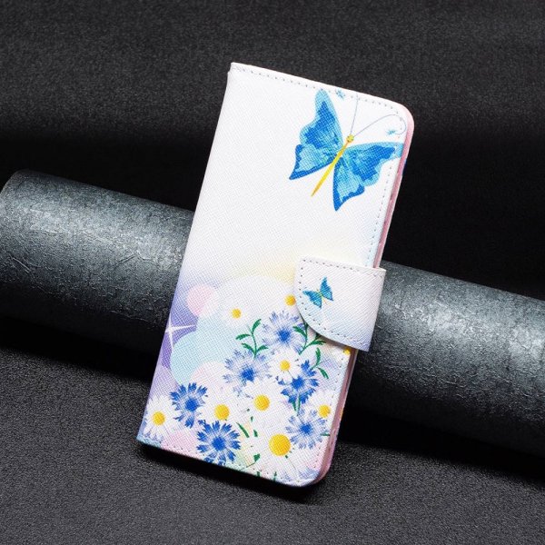 iPhone 14 Plus Cover Motiv Sommerfugle og Blomster