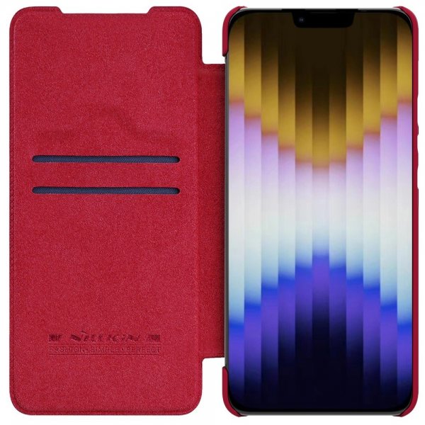 Nillkin iPhone 14 Plus Cover Qin Pro Series Rød