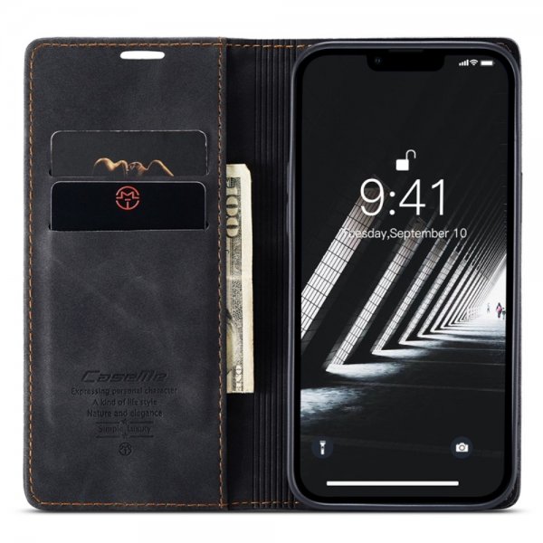CaseMe iPhone 14 Plus Cover Retro Flip Sort