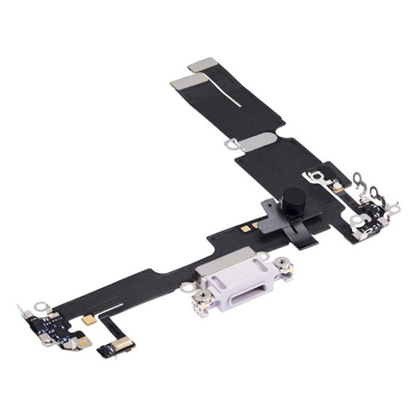 iPhone 14 Plus Ladeport med Flexkabel Original - Lilla