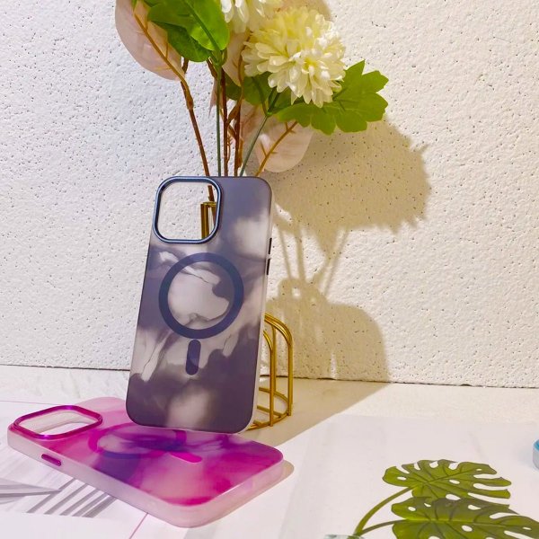 iPhone 14 Plus Cover Mønster Abstrakt Grå