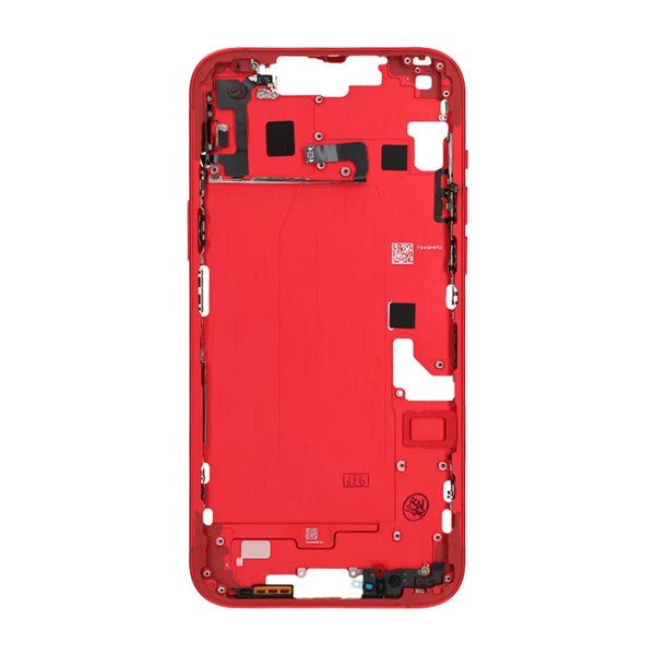 iPhone 14 Plus Mellemramme med smådele OEM - Rød