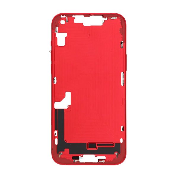 iPhone 14 Plus Mellemramme med smådele OEM - Rød