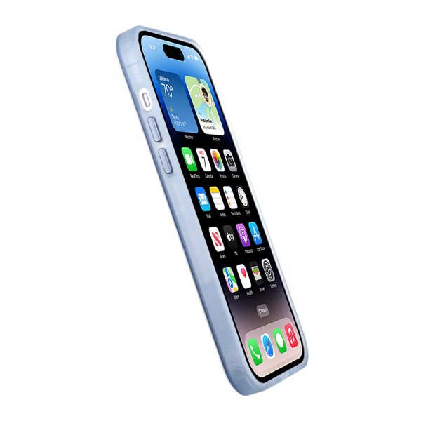 iPhone 14 Plus Cover Kamerakant Blå