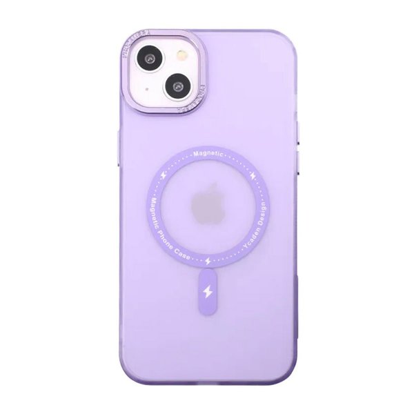 iPhone 14 Plus Cover Kamerasarg MagSafe Lilla