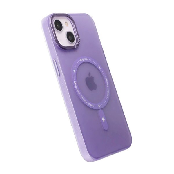 iPhone 14 Plus Cover Kamerasarg MagSafe Lilla