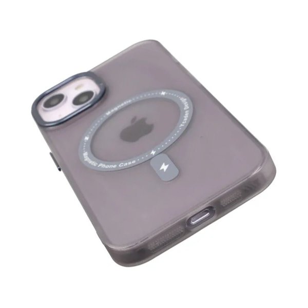 iPhone 14 Plus Cover Kamerasarg MagSafe Sort