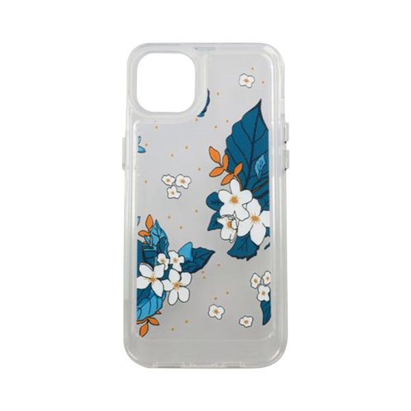 iPhone 14 Plus Cover Motiv Blå Blad