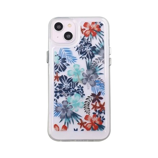 iPhone 14 Plus Cover Motiv Røde Blomster