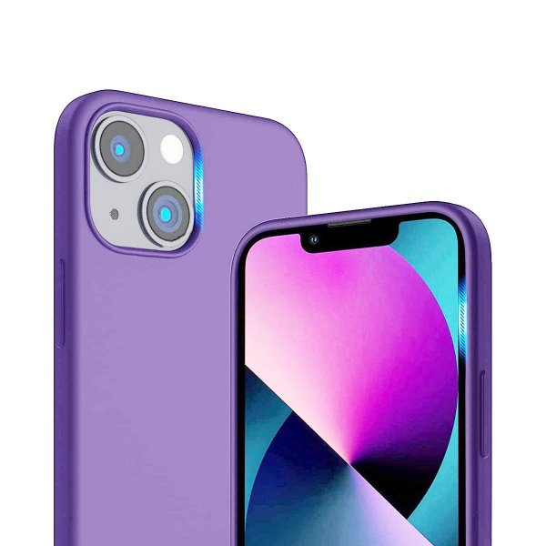Rvelon iPhone 14 Plus Cover Silikone Lilla