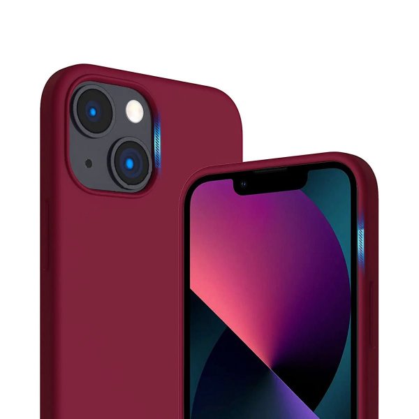 Rvelon iPhone 14 Plus Cover Silikone Rød