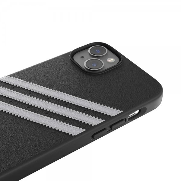 Adidas iPhone 14 Plus Cover 3 Stripes Snap Case Sort Hvid