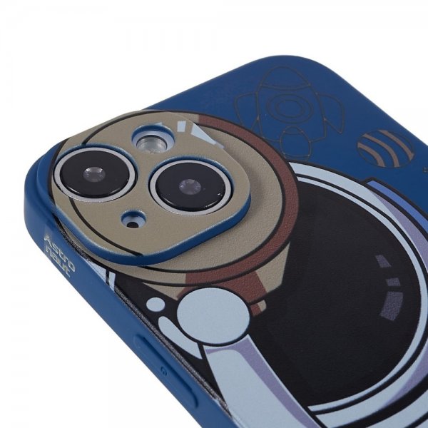 iPhone 14 Plus Cover Astronaut Blå Grå