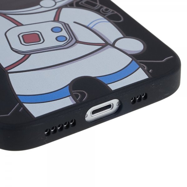 iPhone 14 Plus Cover Astronaut Sort Brun