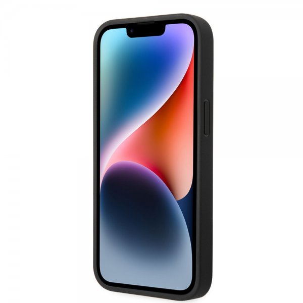 Ferrari iPhone 14 Plus Cover Prægede Striber Rød