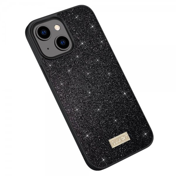 Sulada iPhone 14 Plus Cover Glitter Sort