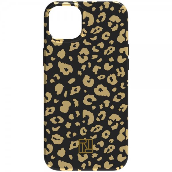 Richmond & Finch iPhone 14 Plus Cover Gold Leopard