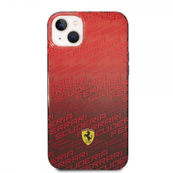 Ferrari iPhone 14 Plus Cover Gradient Scuderia Rød