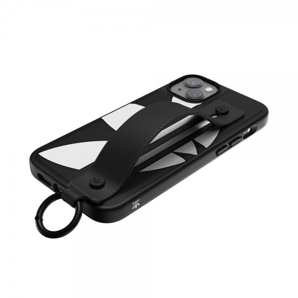 Adidas iPhone 14 Plus Skal Handstrap Case Sort Hvid