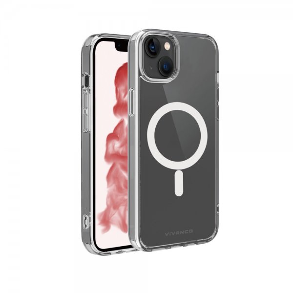 Vivanco iPhone 14 Plus Cover Mag Steady Transparent