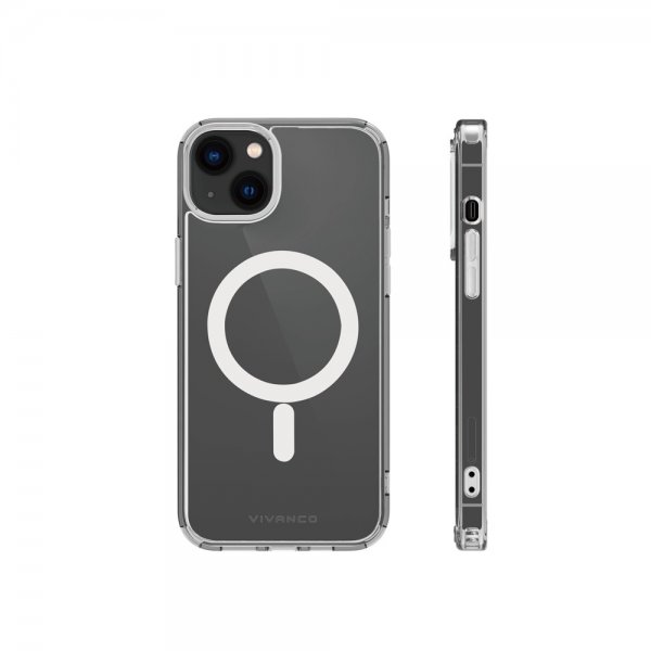 Vivanco iPhone 14 Plus Cover Mag Steady Transparent