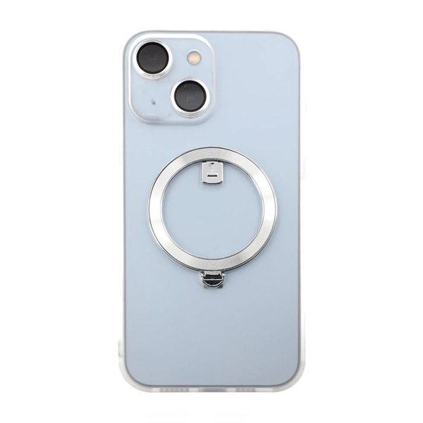 Rvelon iPhone 14 Plus Cover Roterbart MagSafe Stativ Hvid