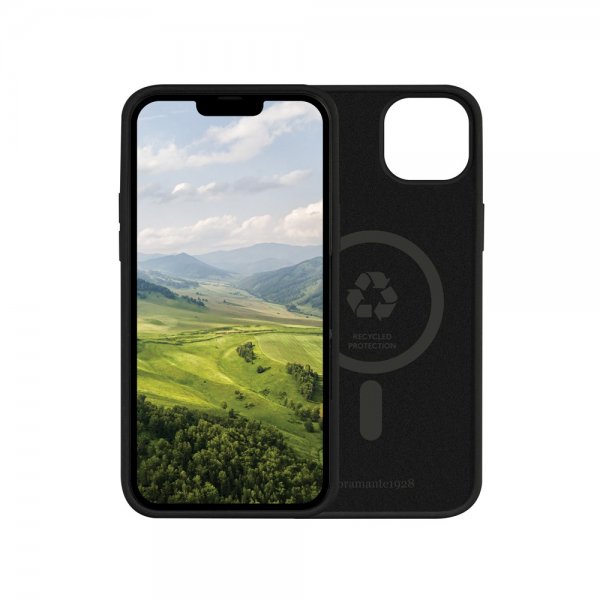 dbramante1928 iPhone 14 Plus Cover Monaco MagSafe Night Black