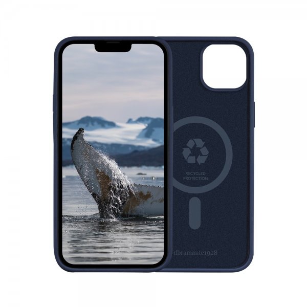 dbramante1928 iPhone 14 Plus Cover Monaco MagSafe Pacific Blue