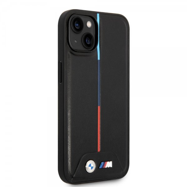BMW iPhone 14 Plus Cover Quilted Sort