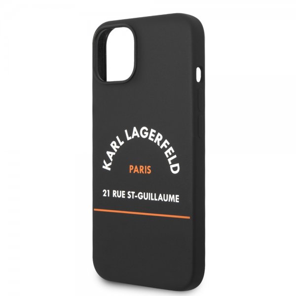 Karl Lagerfeld iPhone 14 Plus Cover Rue St Guillaume Sort