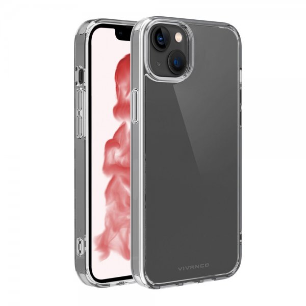 Vivanco iPhone 14 Plus Cover Safe & Steady Gennemsigtig