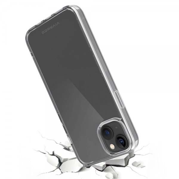 Vivanco iPhone 14 Plus Cover Safe & Steady Gennemsigtig