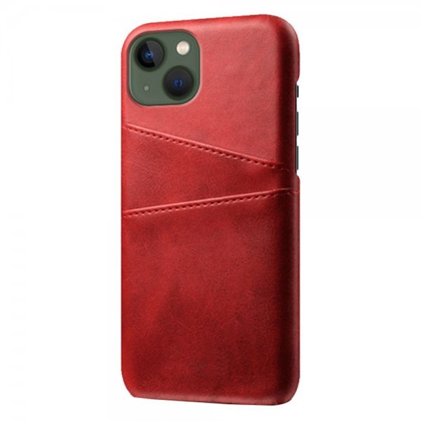 iPhone 14 Plus Cover To Kortlommer Rød