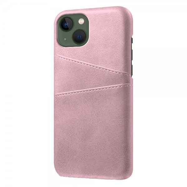 iPhone 14 Plus Cover To Kortlommer Rosaguld