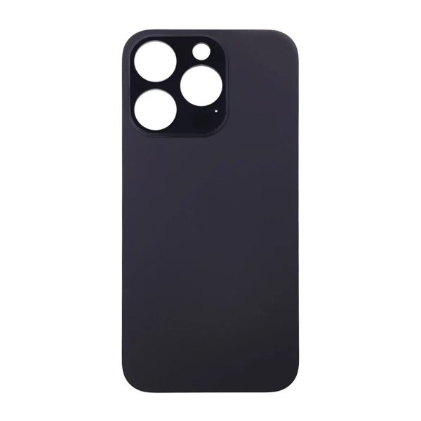 iPhone 14 Pro Bagside Glas med Selvklæbende tape - Lilla