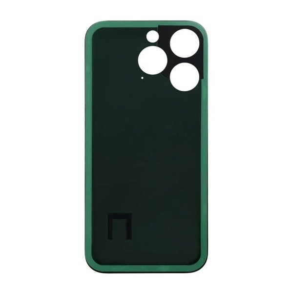 iPhone 14 Pro Bagside Glas med Selvklæbende tape - Lilla