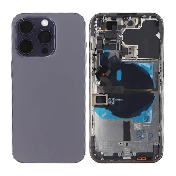 iPhone 14 Pro Bagside med Komplet Ramme OEM - Lilla